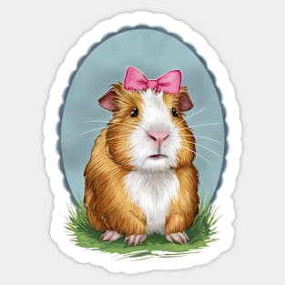 Coquette Guinea Pig Sticker